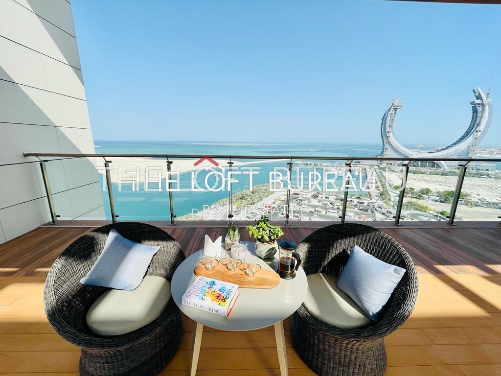 LUXURIOUS 2BR+1|Marina Lusail |Sea View| Hurry up