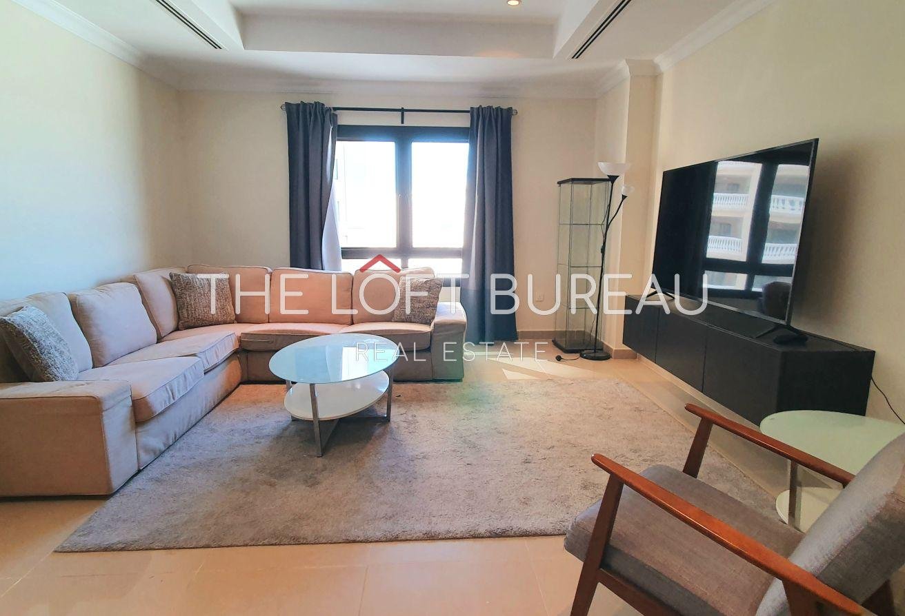 Bright 1BK Apartment with Balcony | Furnished