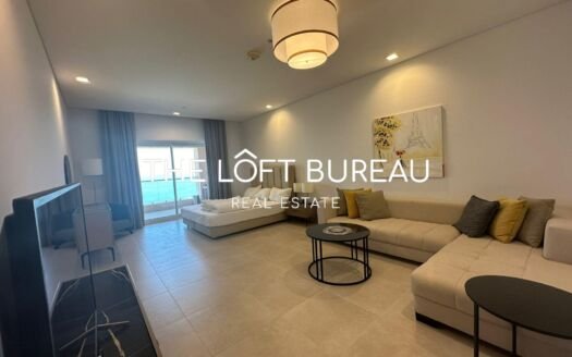 NICELY FURNISHED STUDIO IN MUTAHIDA. FULL SEA VIEW