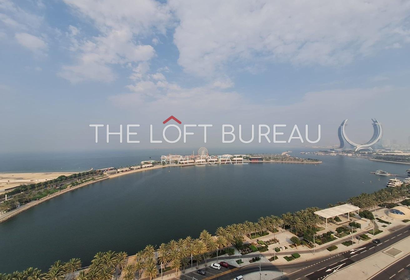 Sea View | 2BR Plus Maid | lusail marina