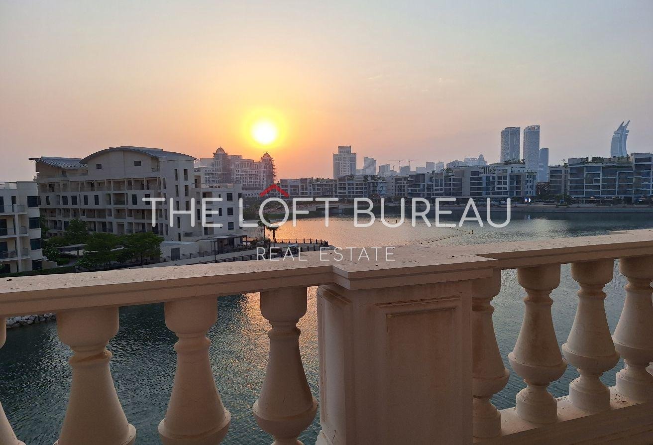 Prime 3BR Sea View Home | Qanat Quartier, Pearl