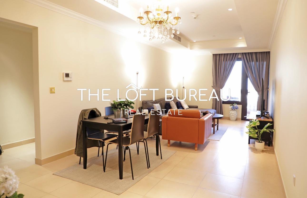 FULL MARINA VIEW! FURNISHED 1BR IN PORTO ARABIA