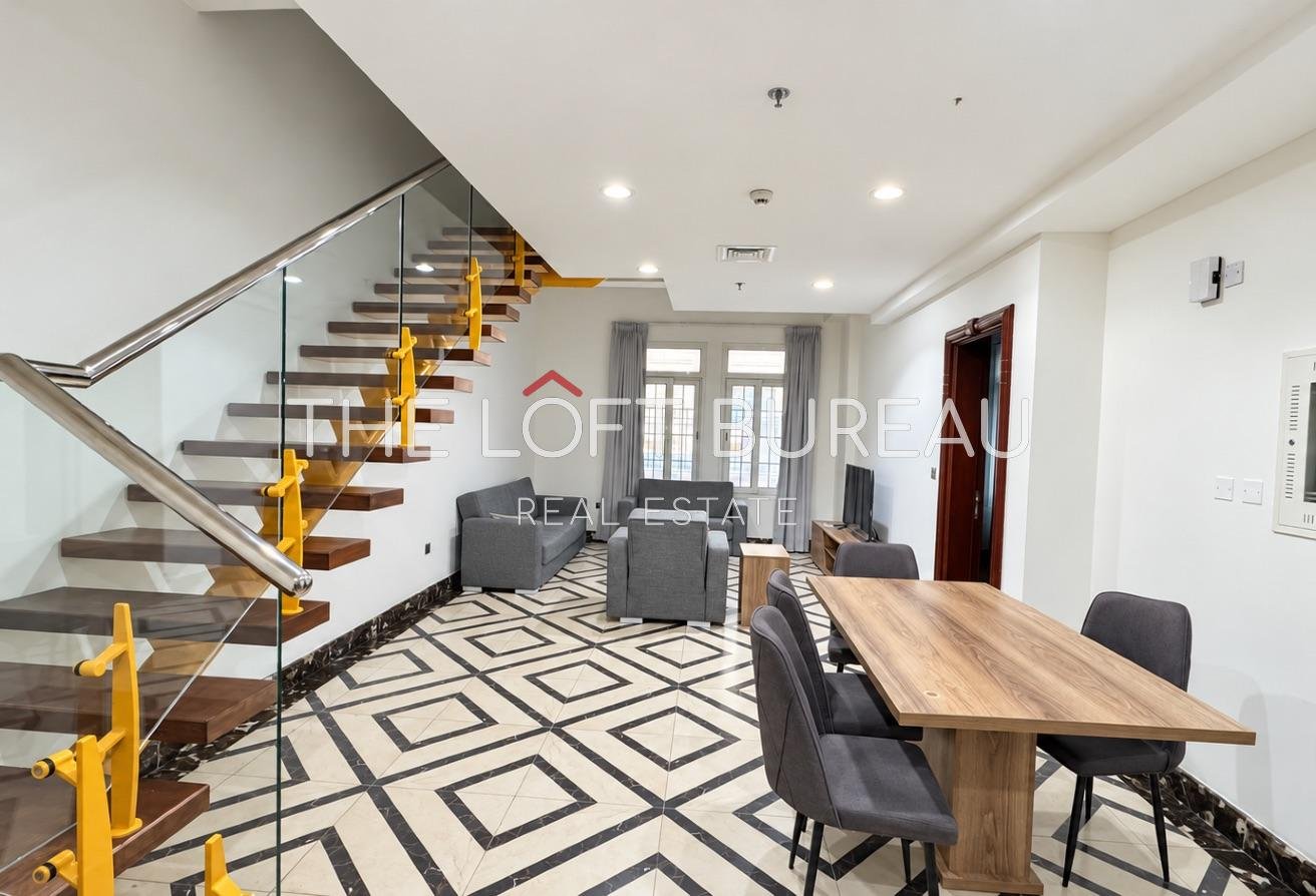 No Commission|Duplex 3BR+Maid|Fully Furnished