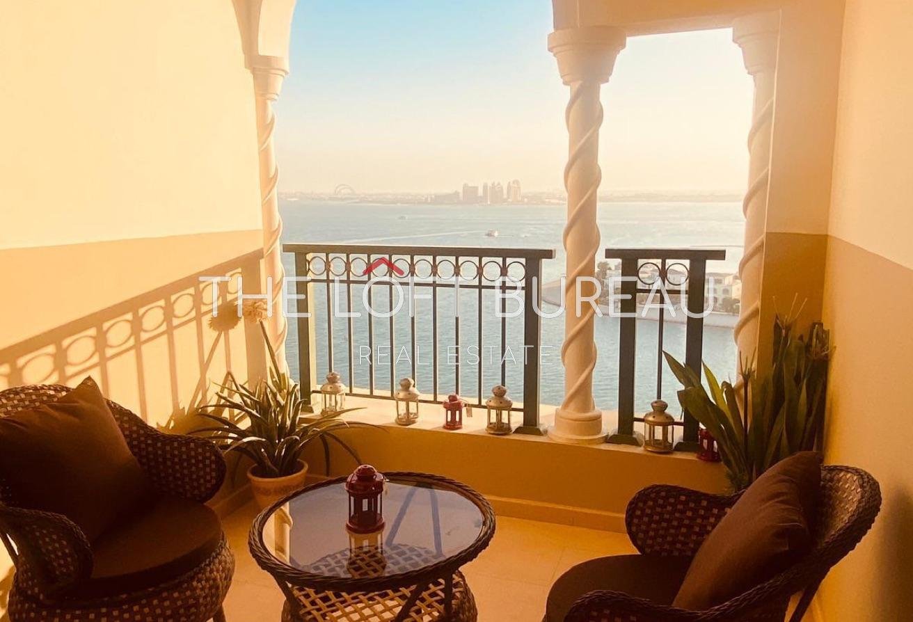 COZY STUDIO IN VIVA BAHRIYA | FULLY SEA VIEW