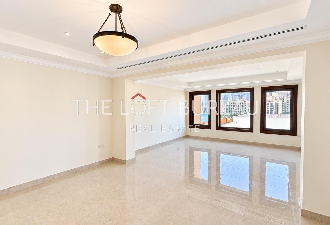 No Commission|1BR|Semi Furnished|Sea View|In Pearl