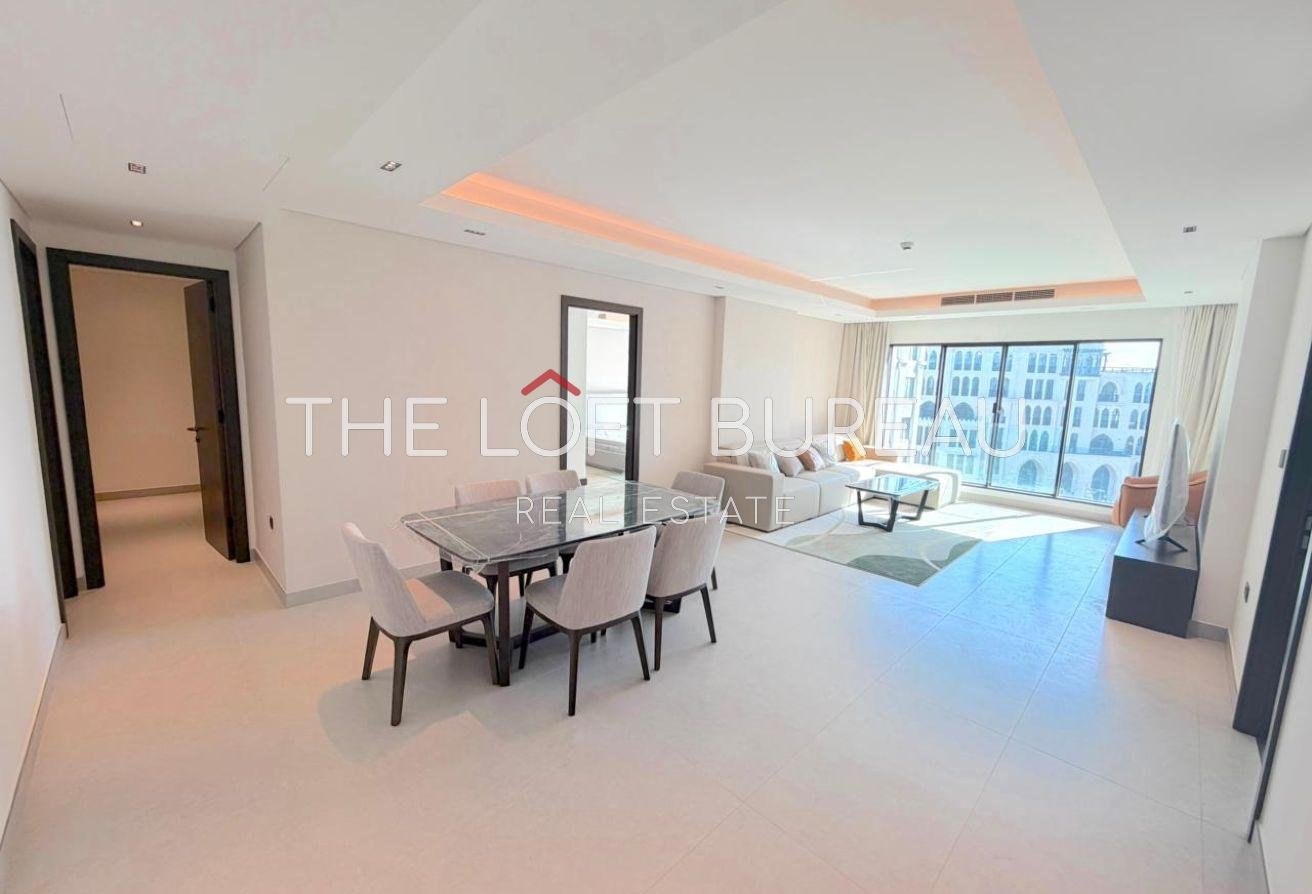 2 BR Furnished Apartment with Water View in The Pearl