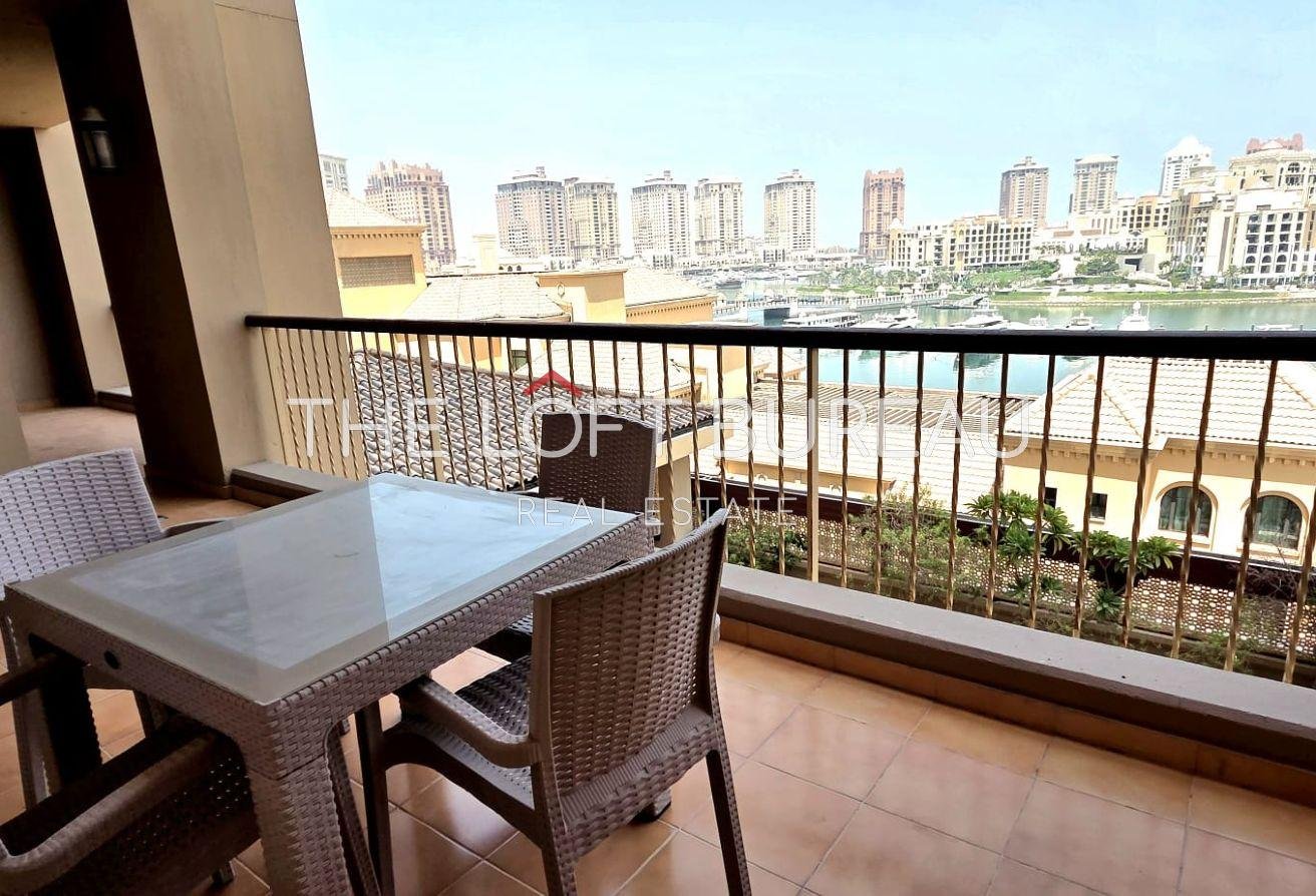 2BR+BALCONY|PORTO ARABIA | 200 SQM |SEMI FURNISHED