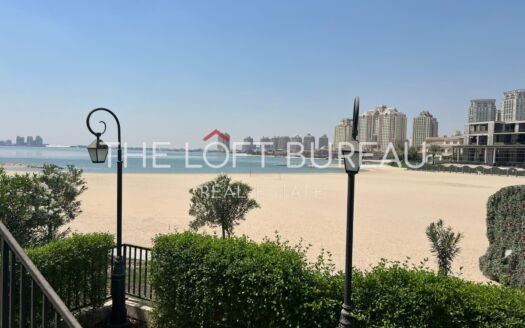 BRAND NEW 2+MAID WITH PRIVATE GARDEN ON THE BEACH