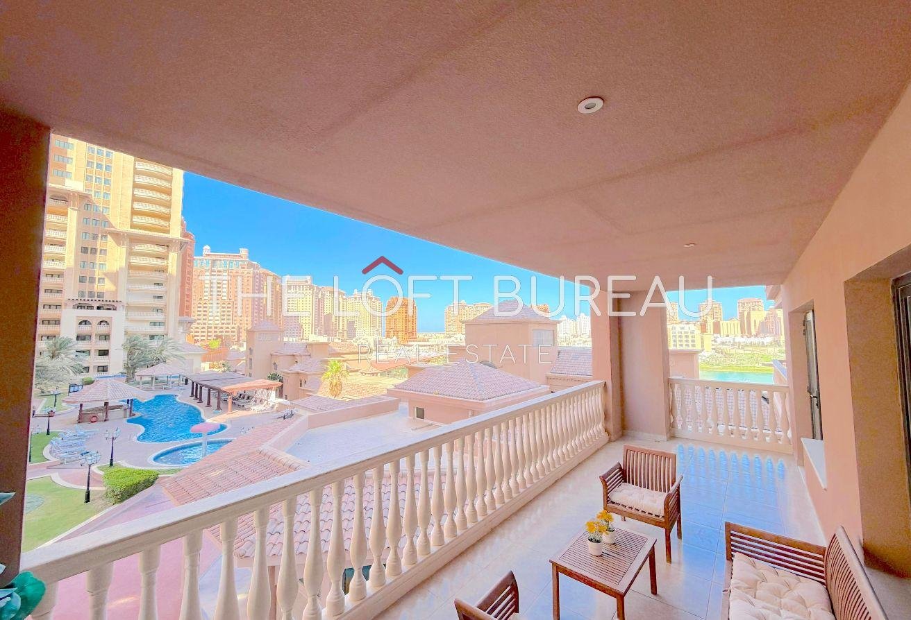 Furnished 1 BR Apartment with Water View