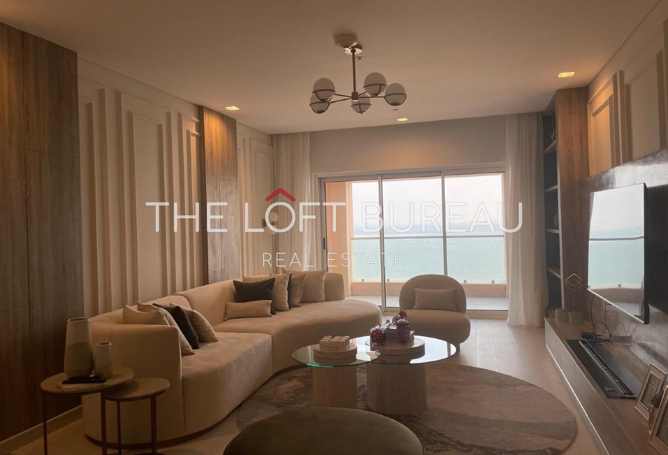Sea View! 2BR+Maid Furnished For Rent!