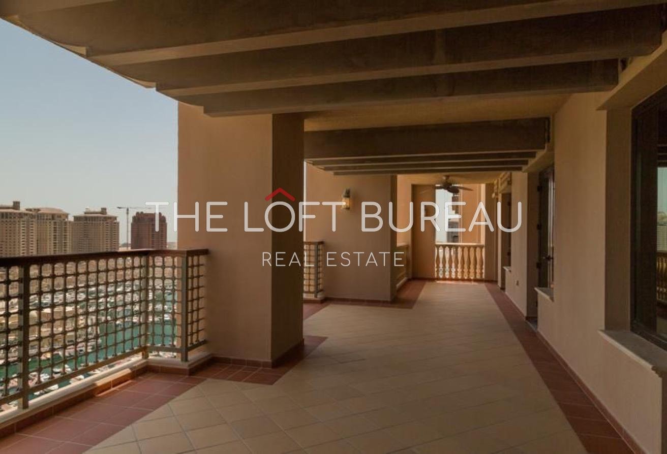 Marina View! 4BR+ Maid For Rent In Porto Arabia !