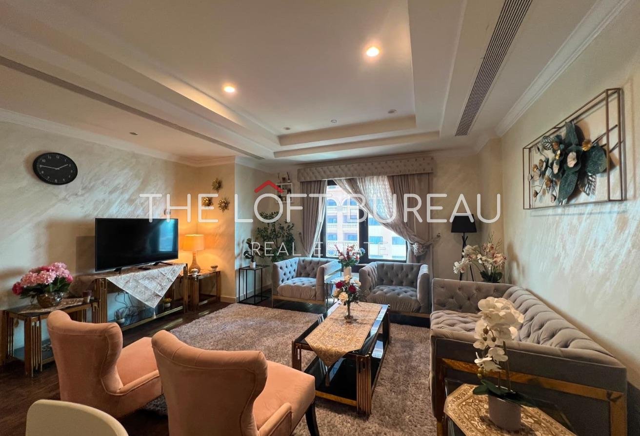 BILLS INCLUDED|| 1BR+OFFICE || PARTIAL SEA VIEW