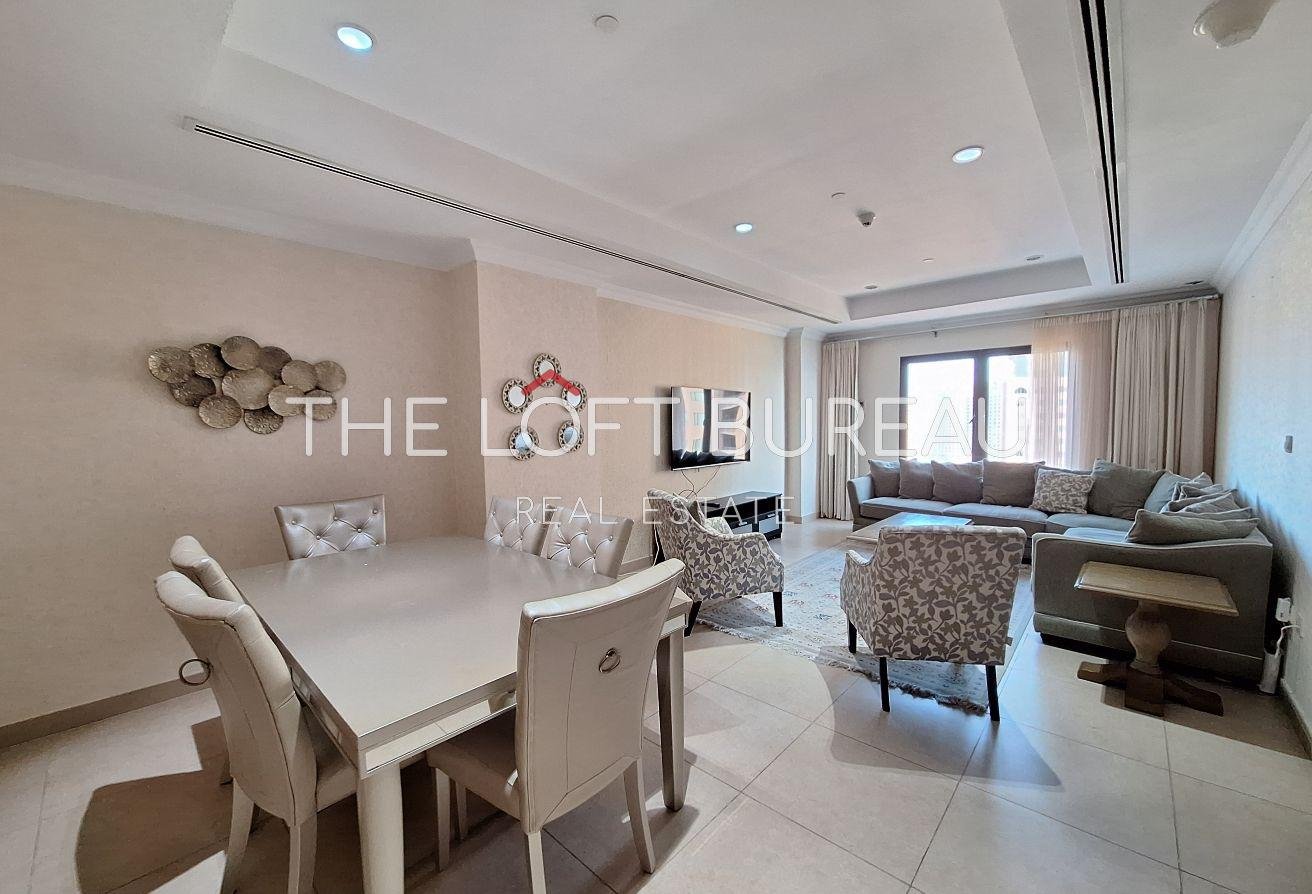 High-Floor Fully Furnished 1BR in Porto Arabia