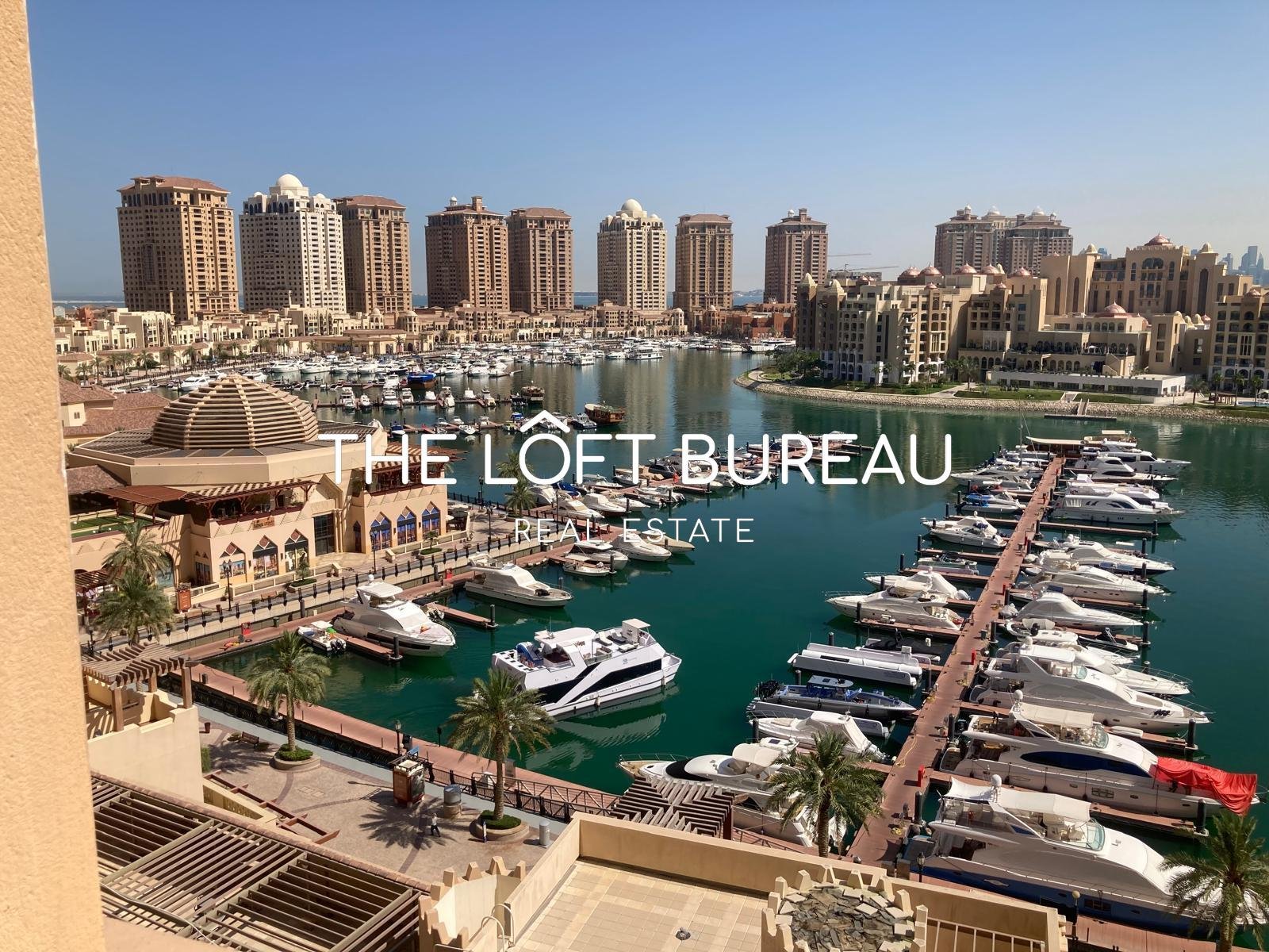 Marina View! Fully Furnished Studio with Balcony