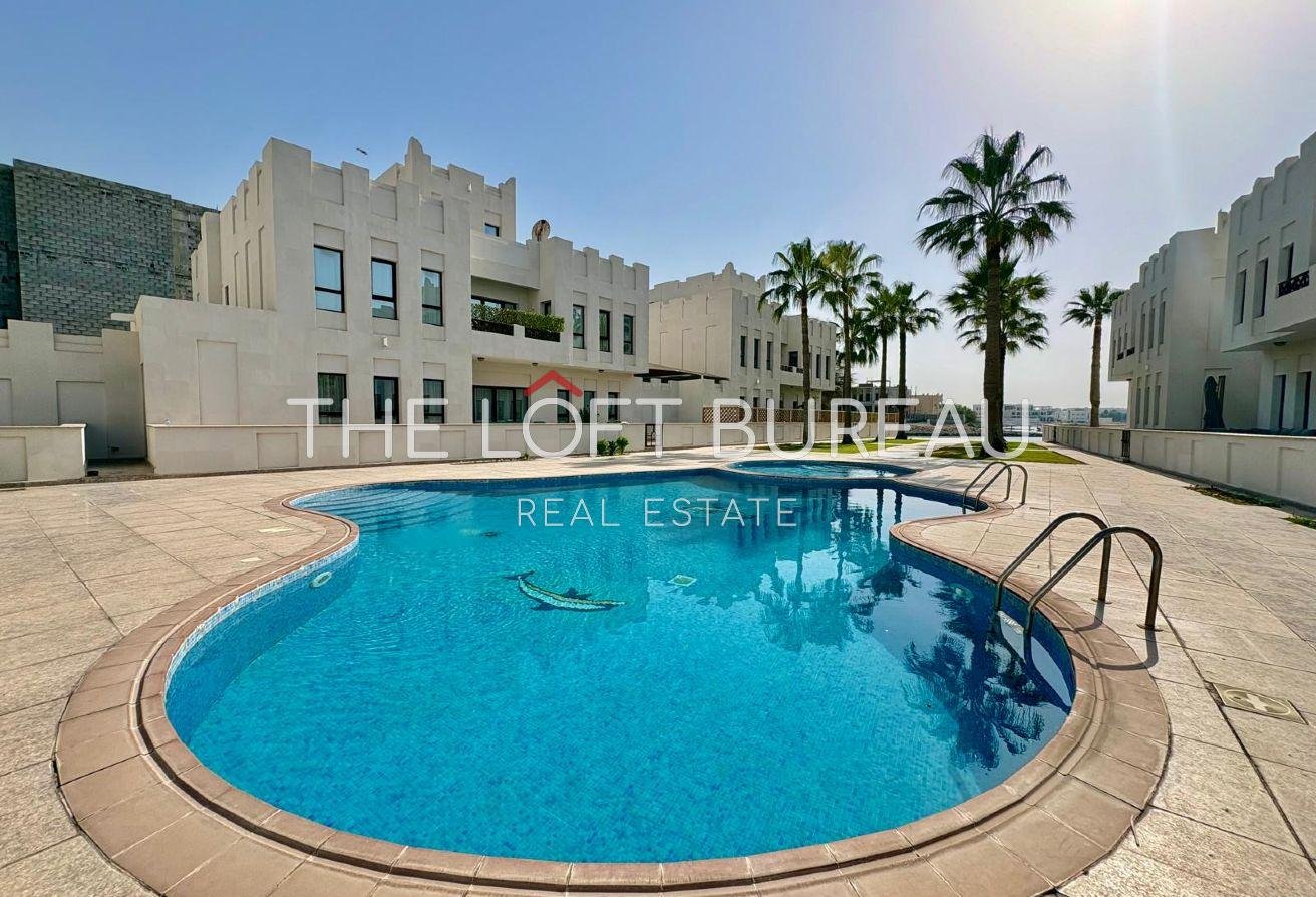 5BR+M Beachfront Villa | West Bay Lagoon | SF
