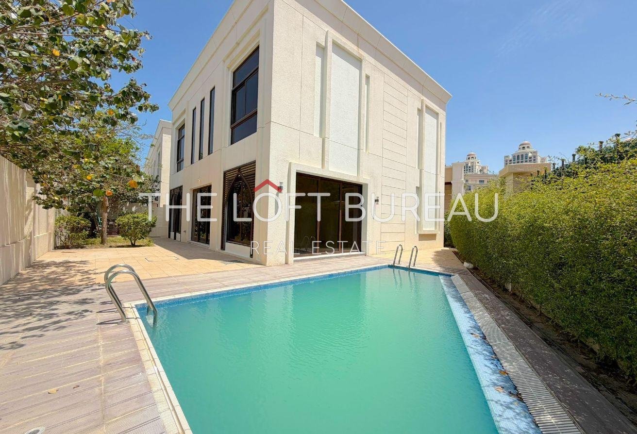 4 BR+MAID VILLA|PRIVATE POOL| PEARL| NO COMMISSION