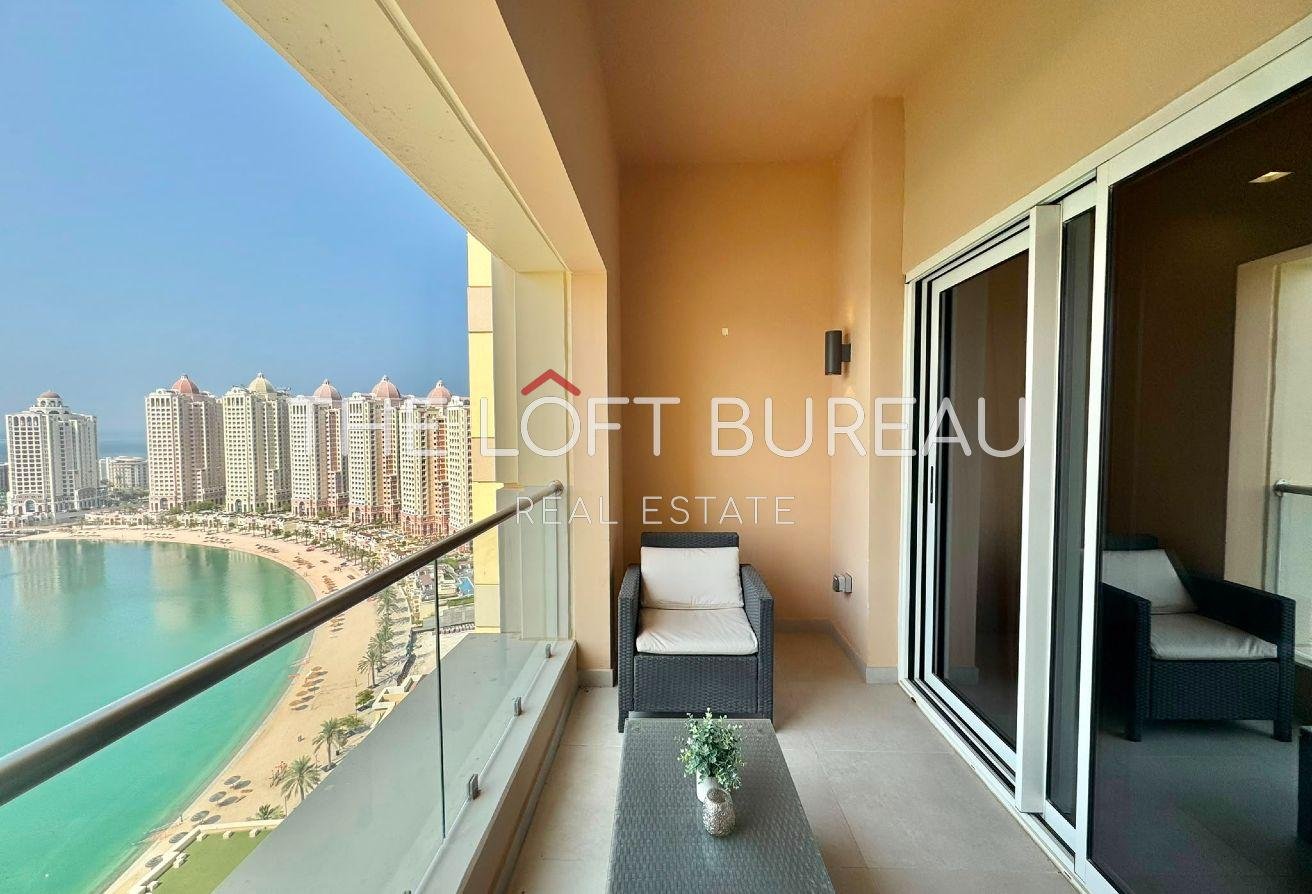 FULL BEACH VIEW/FULLY FURNISHED 1 BHK/ BEST PRICE