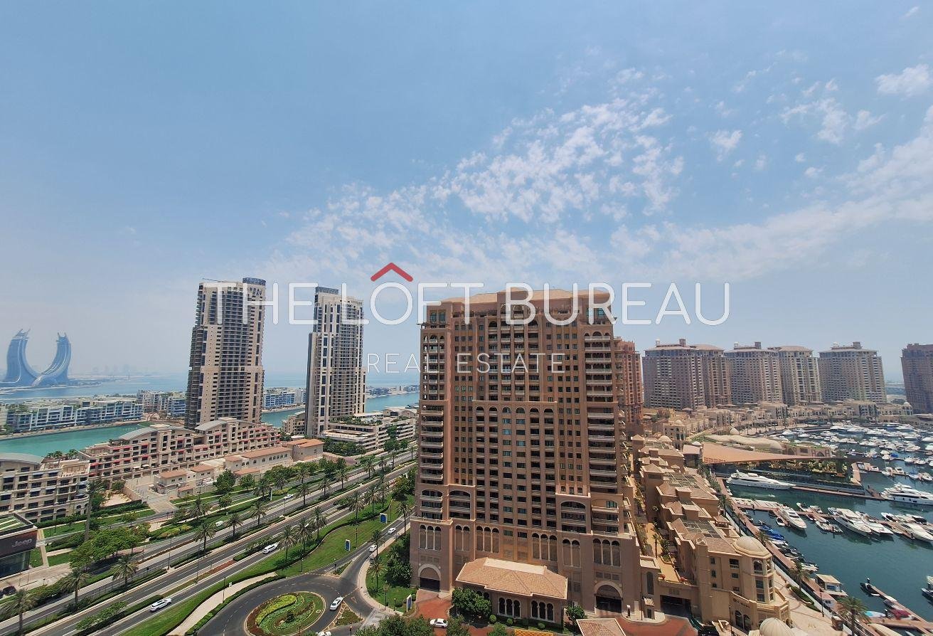 17,000 QAR | HUGE 280 SQM 4BR + MAID | SEA VIEW