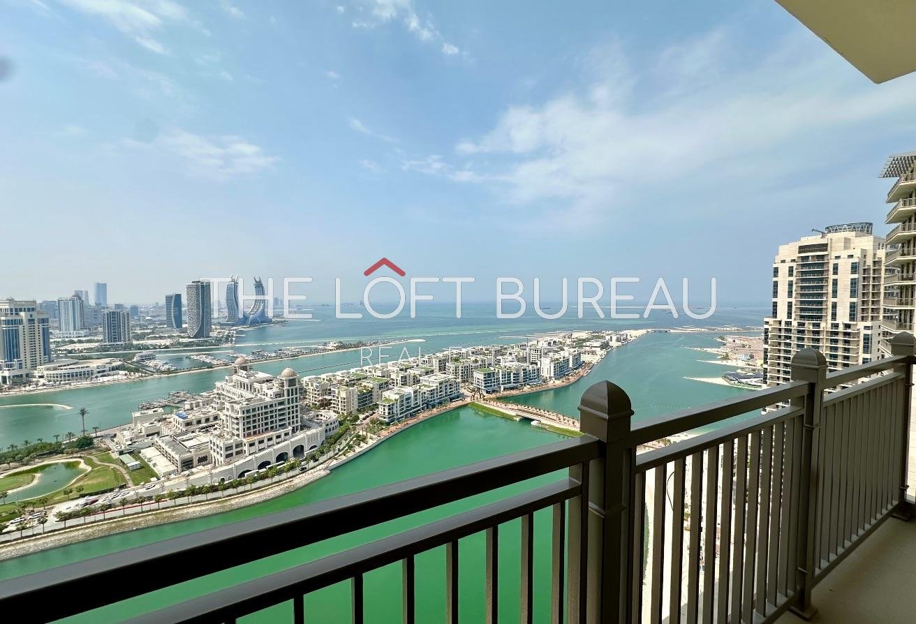 Fully Furnished 2BR + Maid|Sea View |NO AGENCY FEE
