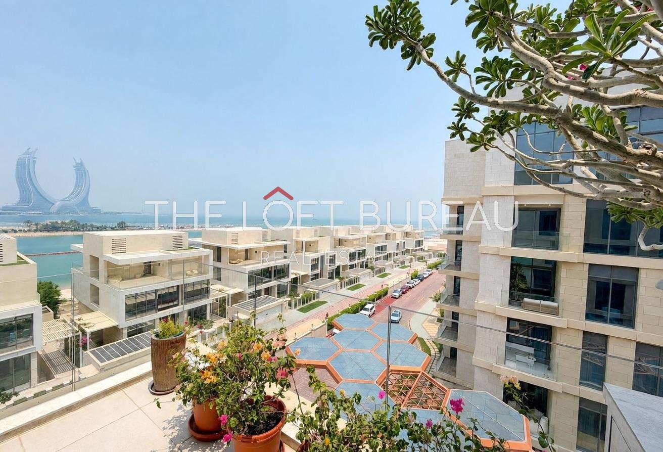 Amazing! Sea View 3BR+Maid In Crystal Residence !