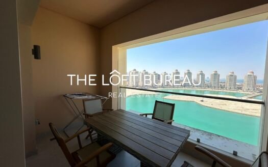 Sea View! Beach Access! Fully Furnished 1BR