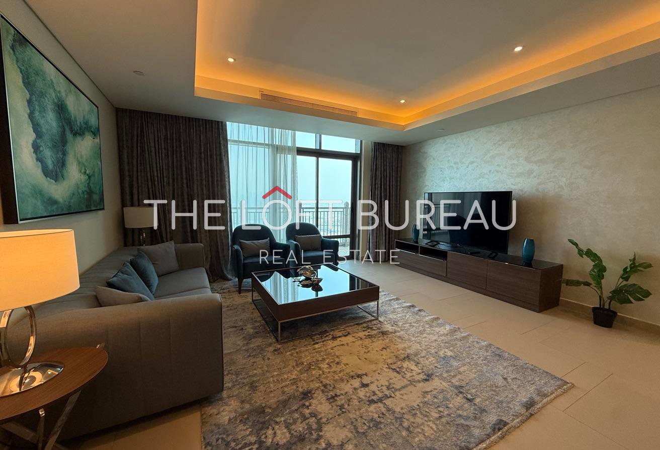 Breathtaking | 2BR plus Maid | Sea View | No fees