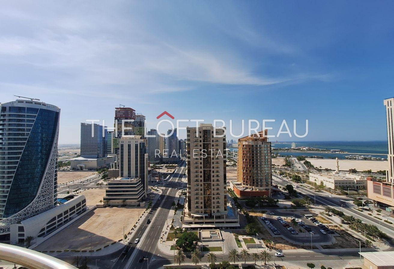 STUNNING WATER VIEWS | HIGH FLOOR 2BR | 9,000 QAR