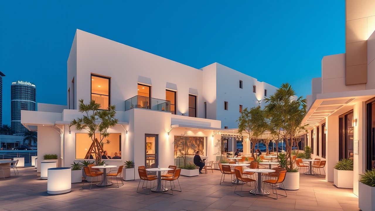 Modern sustainable architecture in Msheireb Downtown Doha