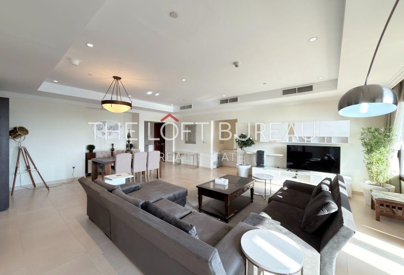 3 BEDROOM + MR | SEA VIEW || FULLY FURNISHED