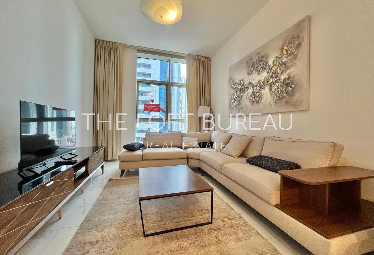 Modern 1BR | Spacious | Balcony | High Floor