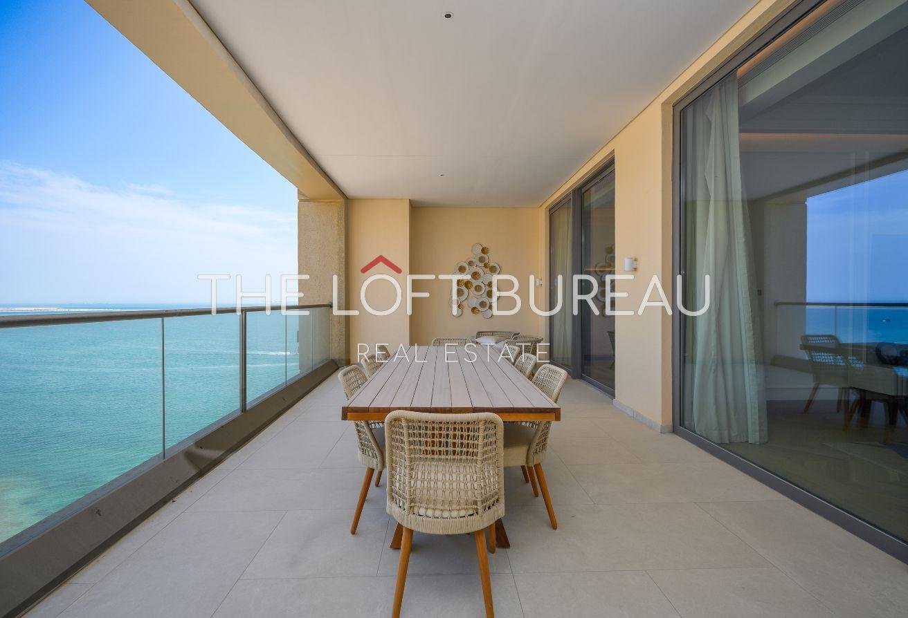 Sea View! Furnished 2BR+Maids Bills Included!