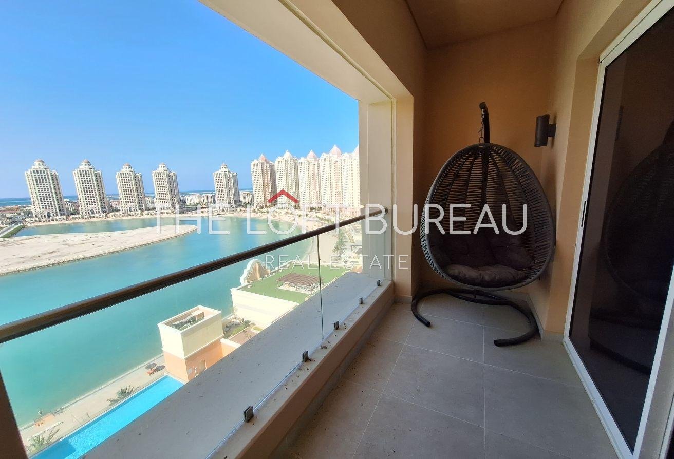 BRAND NEW | 2BR WITH 2 BALCONIES | LUSAIL MARINA