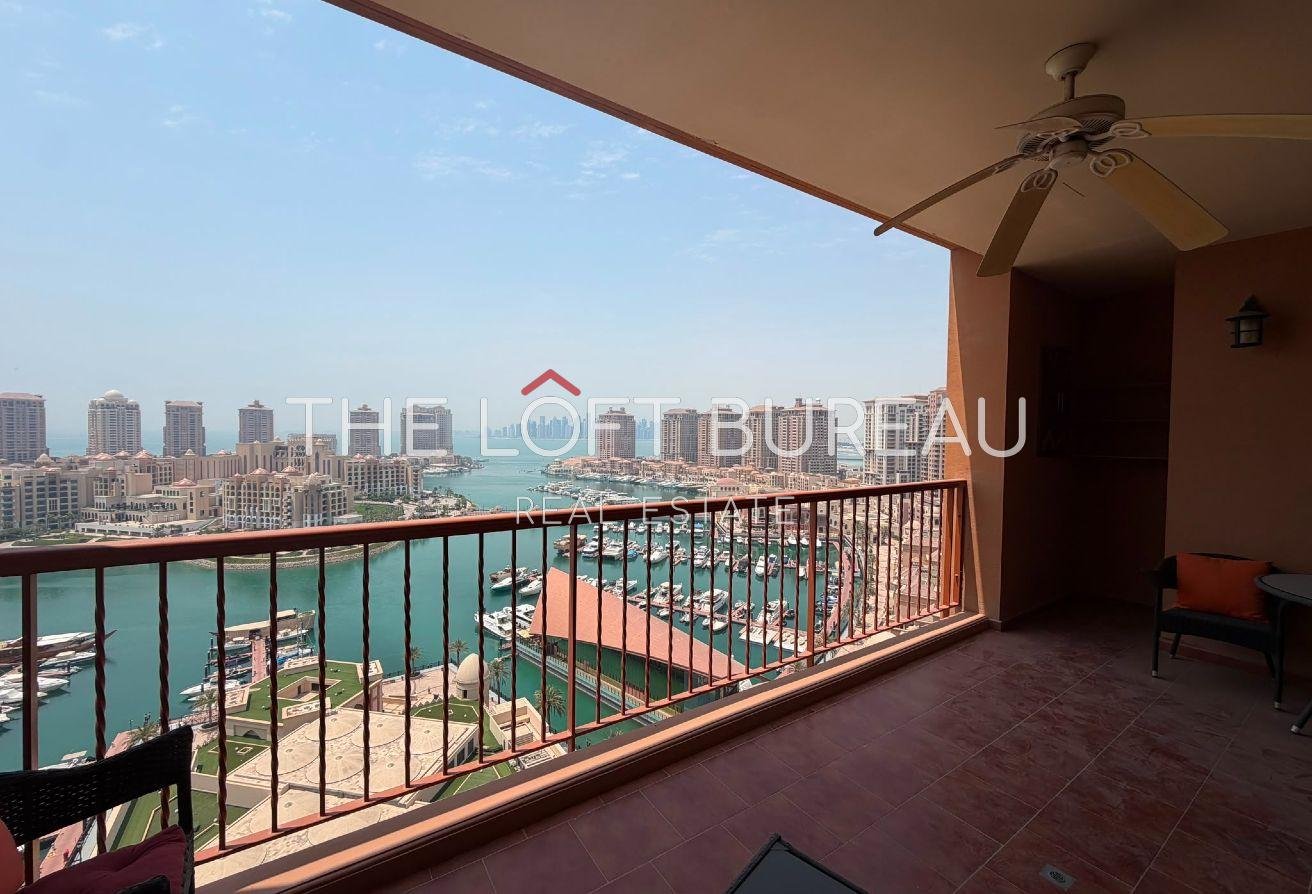 FULL MARINA VIEW/CHARMING FULLY FURNISHEDE 3+MAID