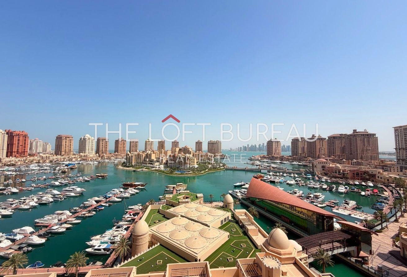 3 BR Apartment with Marina View in Porto Arabia