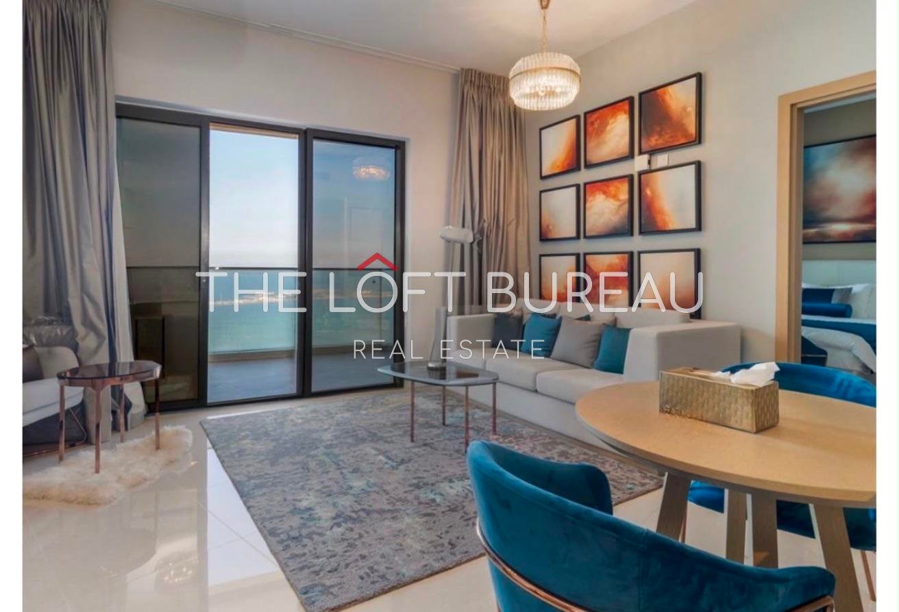 Luxury 2BR Sea View | Damac Tower | Big Balcony