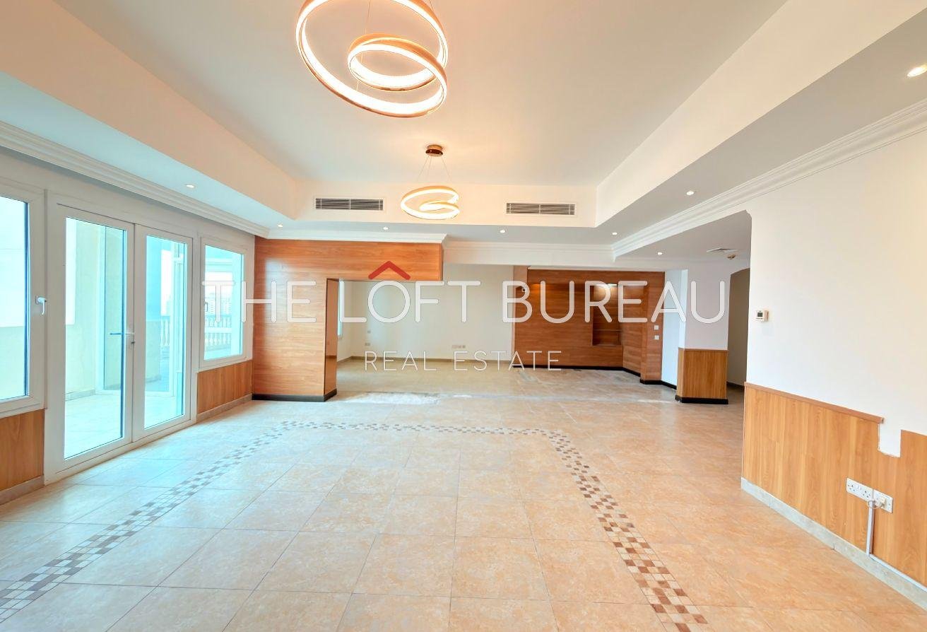 HUGE LAYOUT | SEA VIEW 3BR + MAID ROOM | SEA VIEW