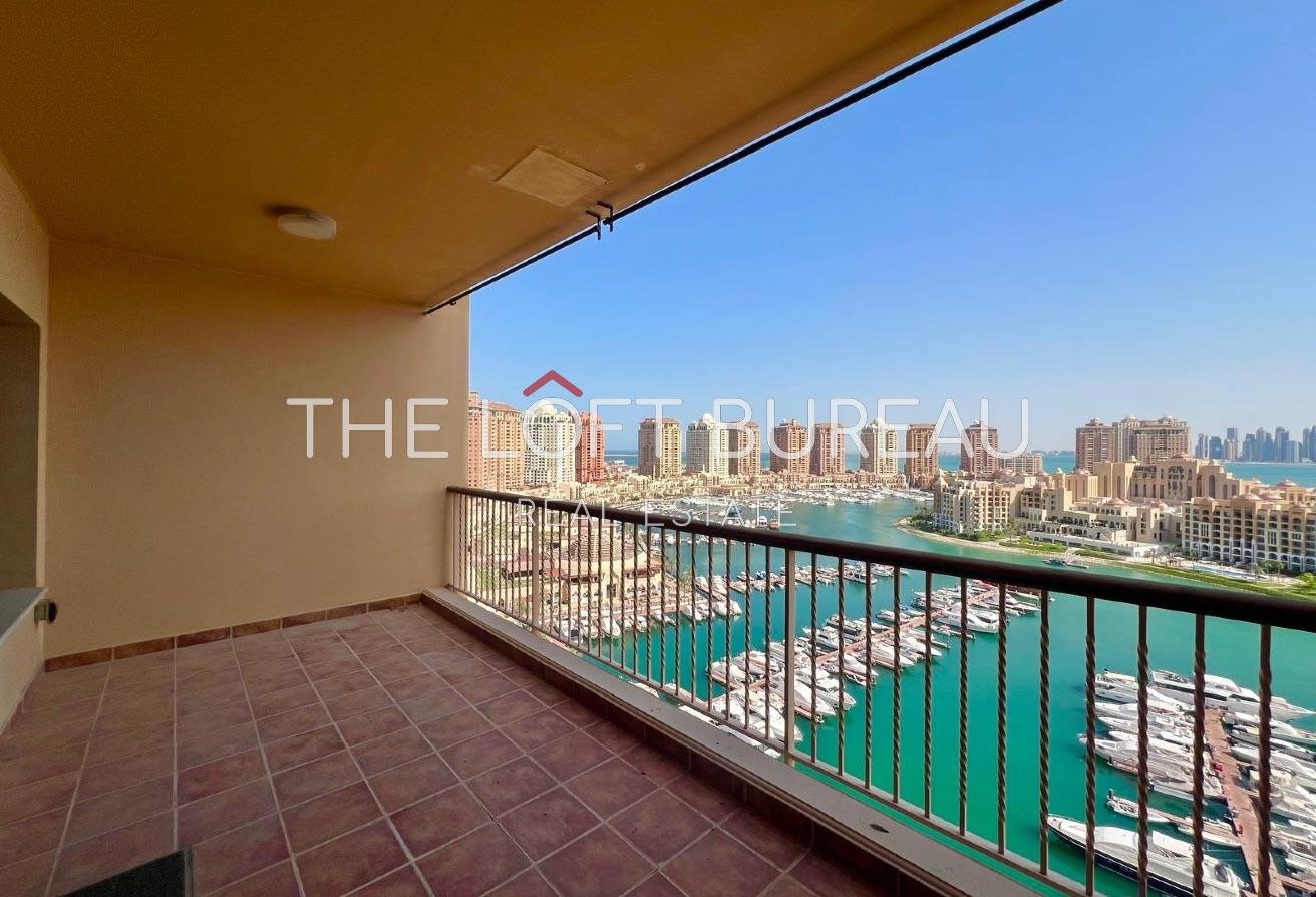 Spacious 2BR | Full Marina View | Big Terrace