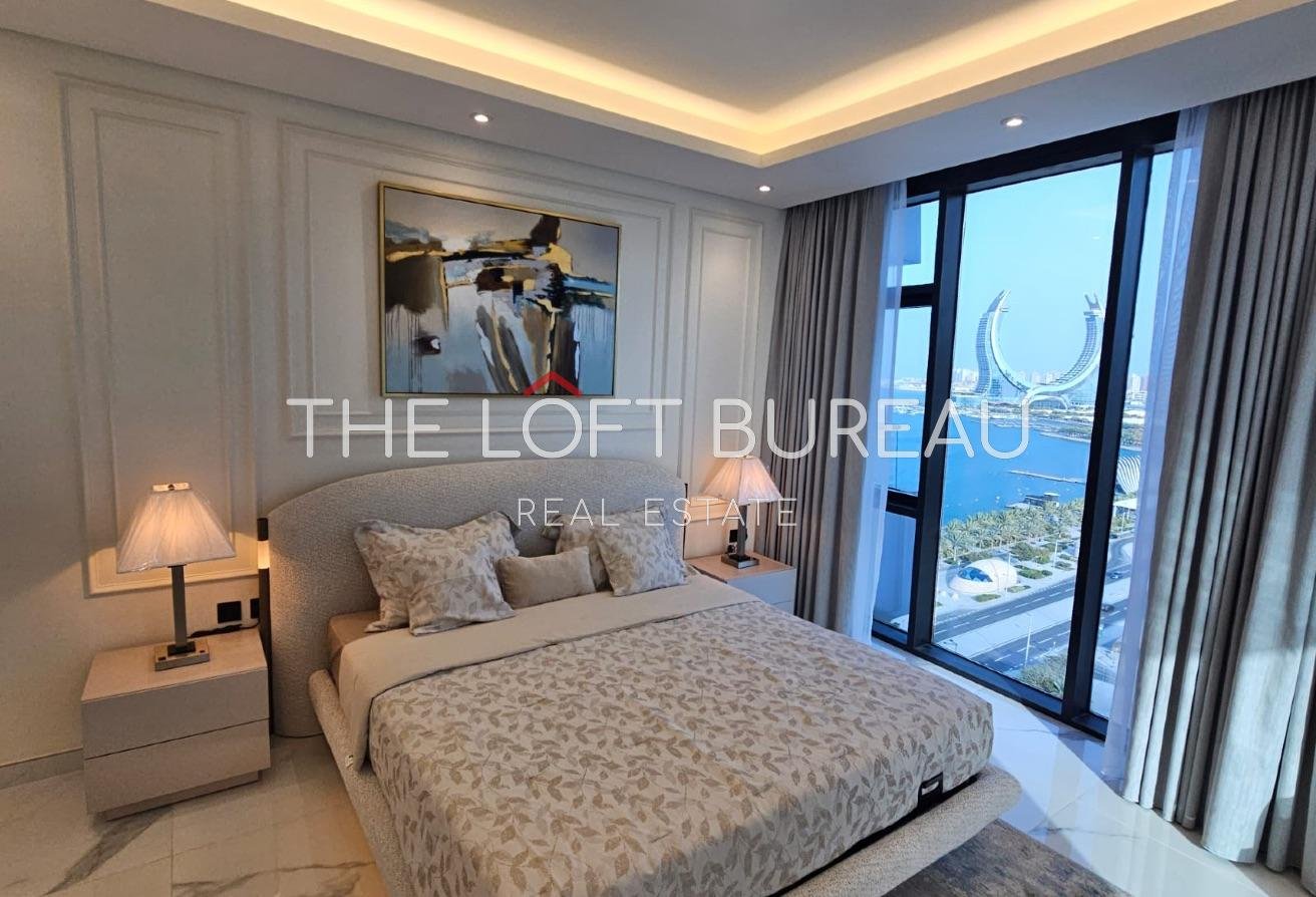 Sea View! Furnished 2 BR For Rent In Marina Lusail