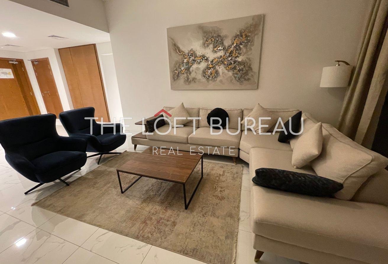 MODERN MINIMALIST 2 BR+MAID APARTMENT IN WEST BAY