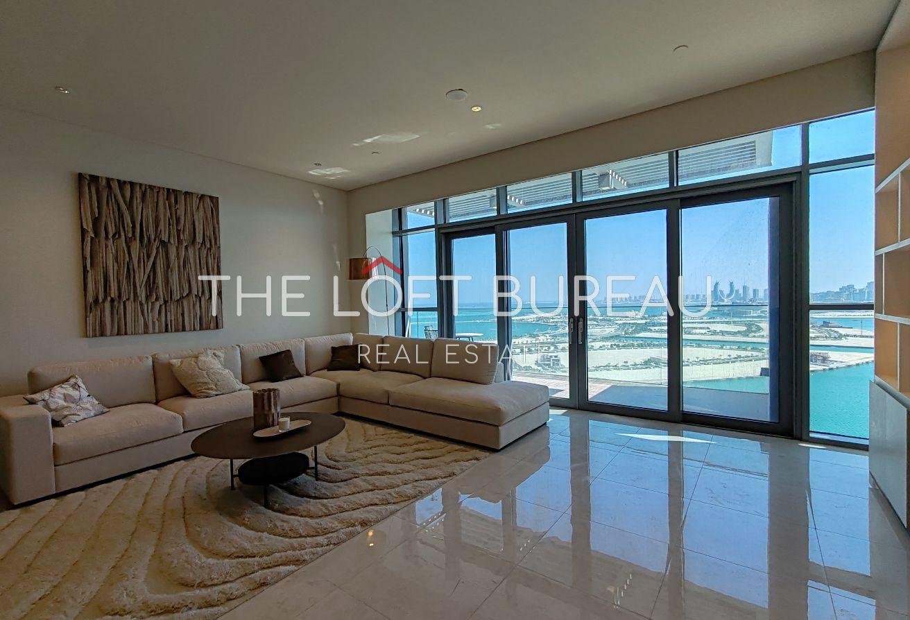 FREEHOLD| 3BHK+M| Premium Sea View | Seef Lusail|