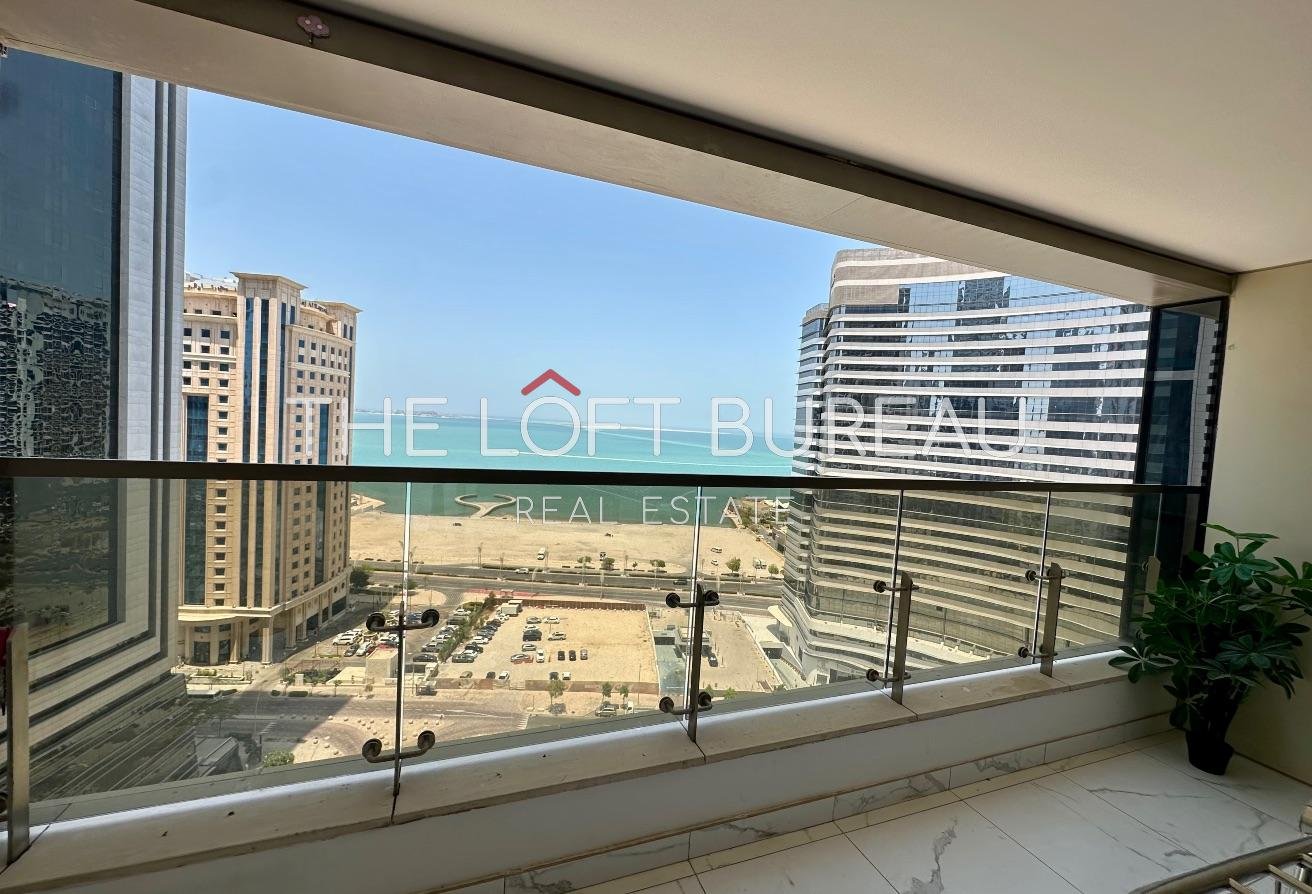 Fully Furnished 1BR | Balcony | Full Sea View