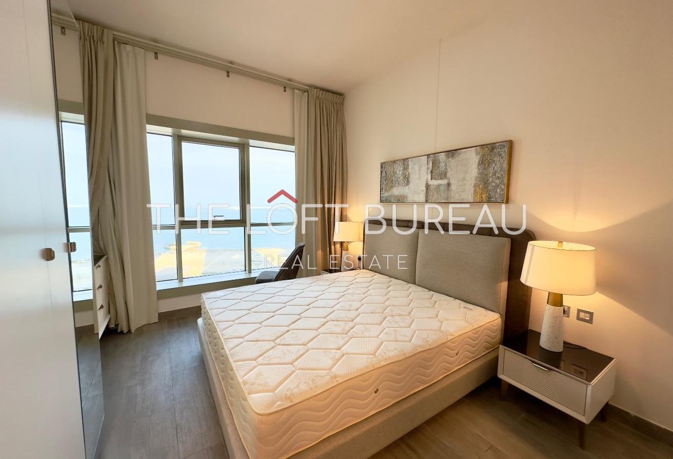 Spacious 1BR | Sea View | Fully Furnished