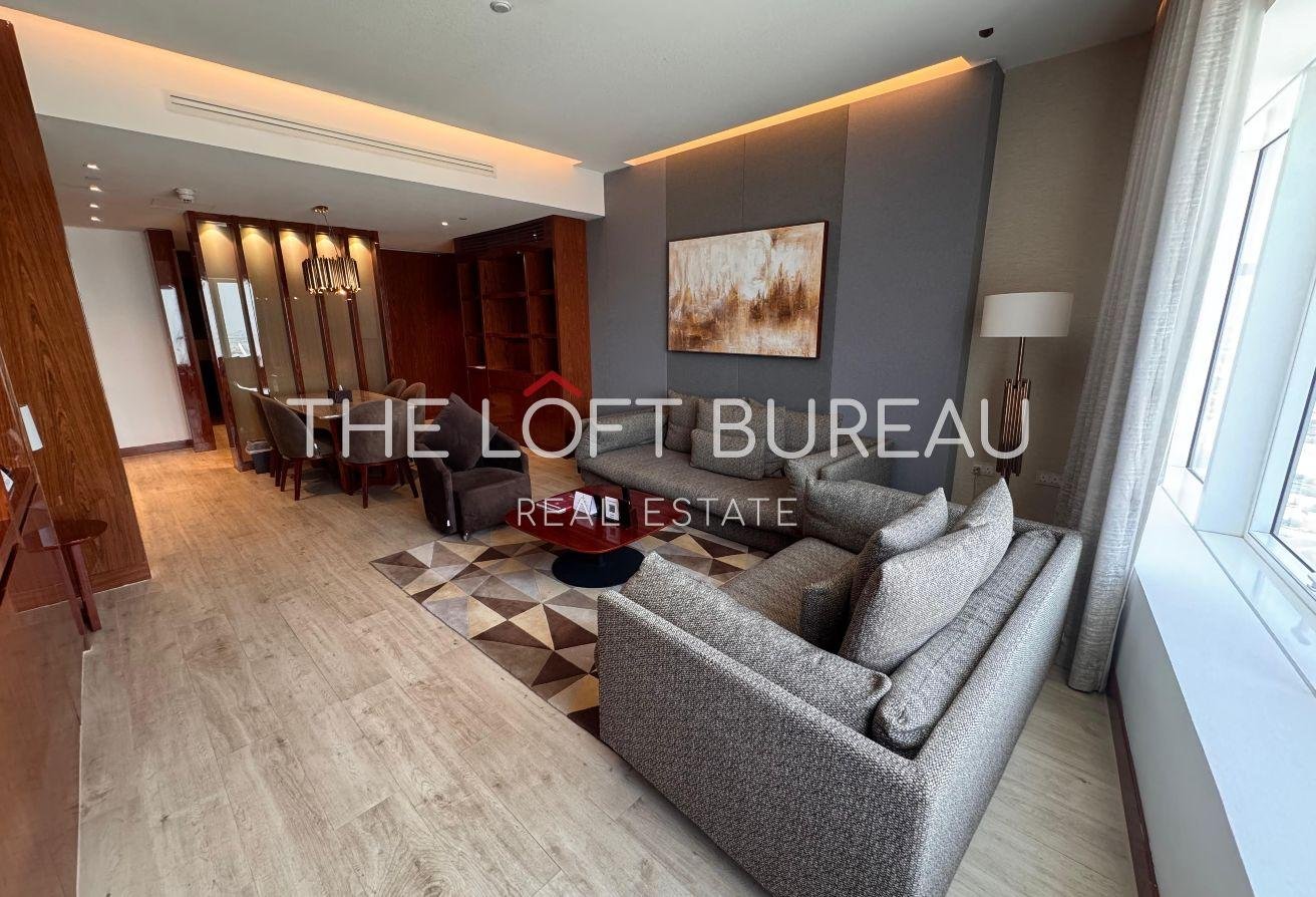 ALL BILLS INCLUDED 2 BEDROOMS + MAID FURNISHED
