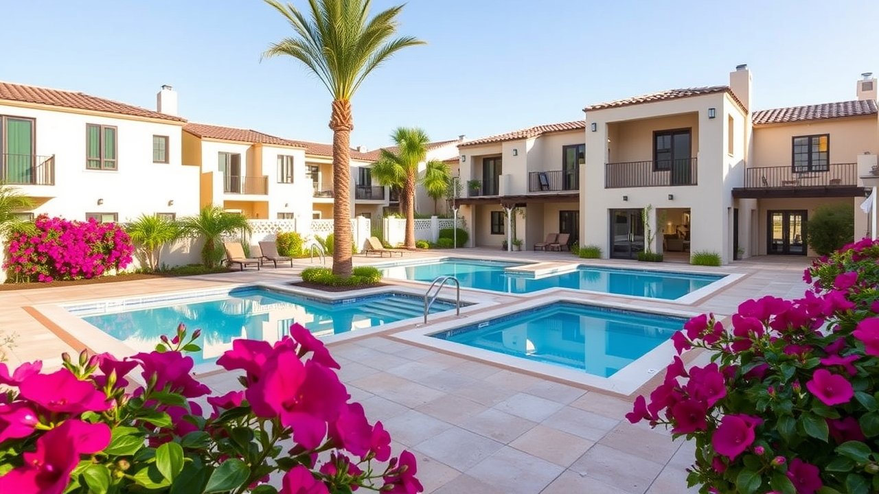 Mediterranean style villas in Giardino Village The Pearl