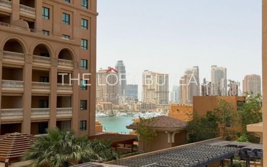 SPACIOUS 1 BEDROOM| PORTO ARABIA| GREAT VIEW| SF
