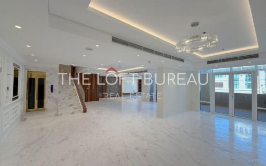 Renovated Penthouse 4 BR + Maid|5 Years PP| No Fee