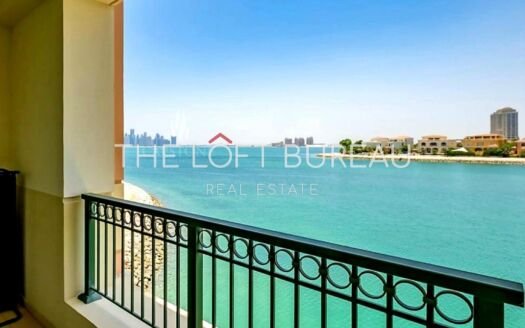 Beachfront Living | 2BK Chalet | Sea View | FF