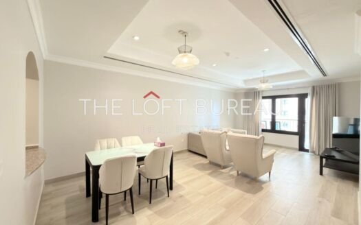 1BEDROOM + OFFICE || 2 BALCONIES | FULLY FURNISHED