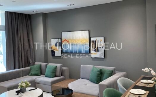 FULLY FURNISHED 1 BR| HIGHT FLOOR| LUSAIL|