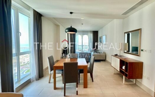 SEA VIEW | 1BR FF | BALCONY| BILLS INCLUDED+ WI-FI